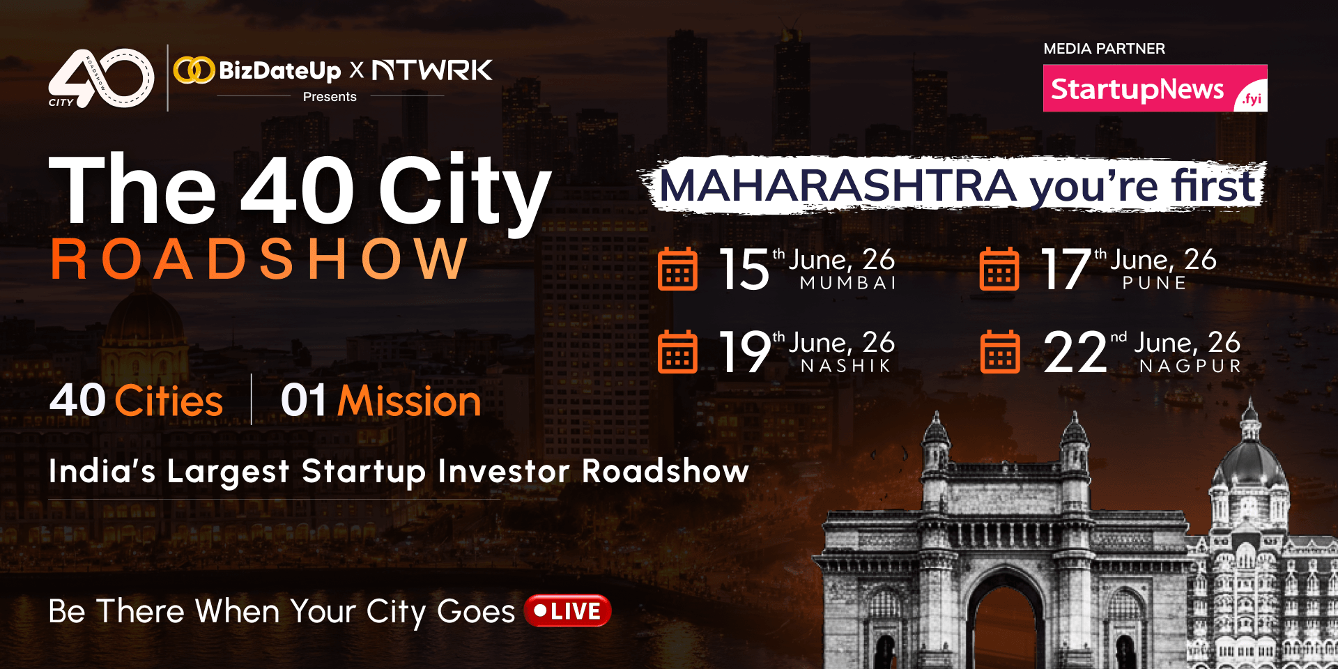 The 40 City Roadshow -Maharashtra Edition Nashik Leg
