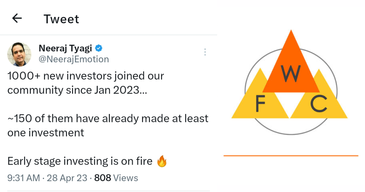 We Founder Circle sees over 1000+ new investors join community since Jan 2023