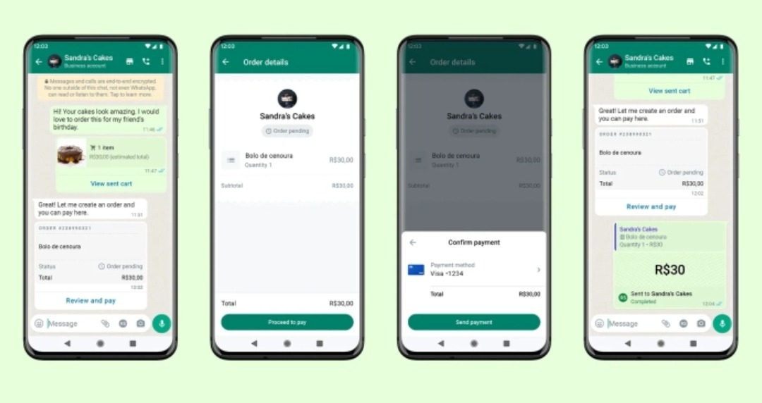 WhatsApp users in Brazil can now pay merchants through the app