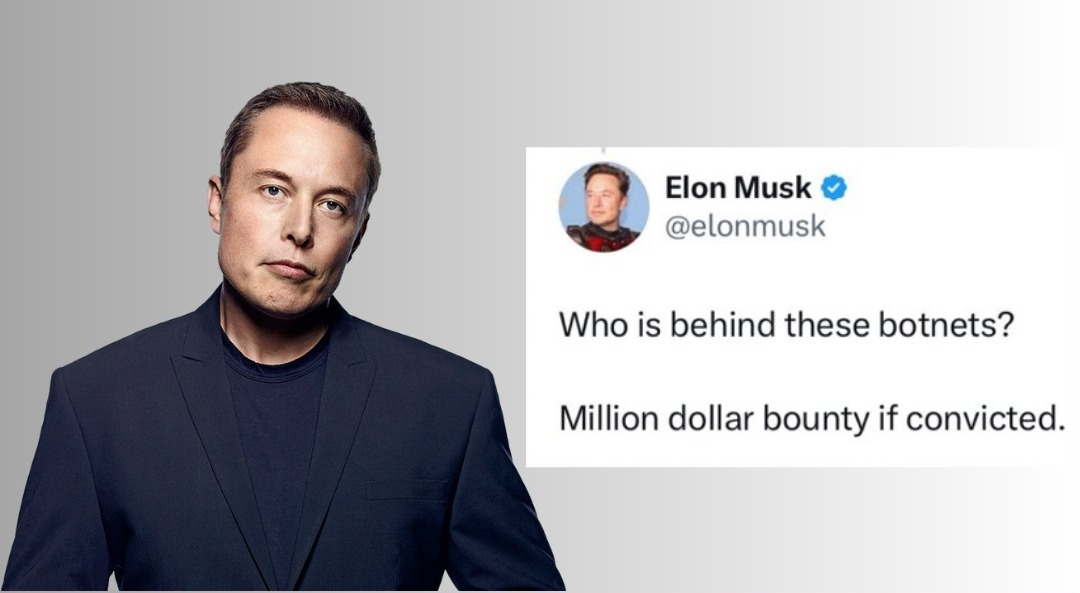 Elon Musk offers $1 million bounty to ‘convict’ those responsible for Twitter ‘botnets’