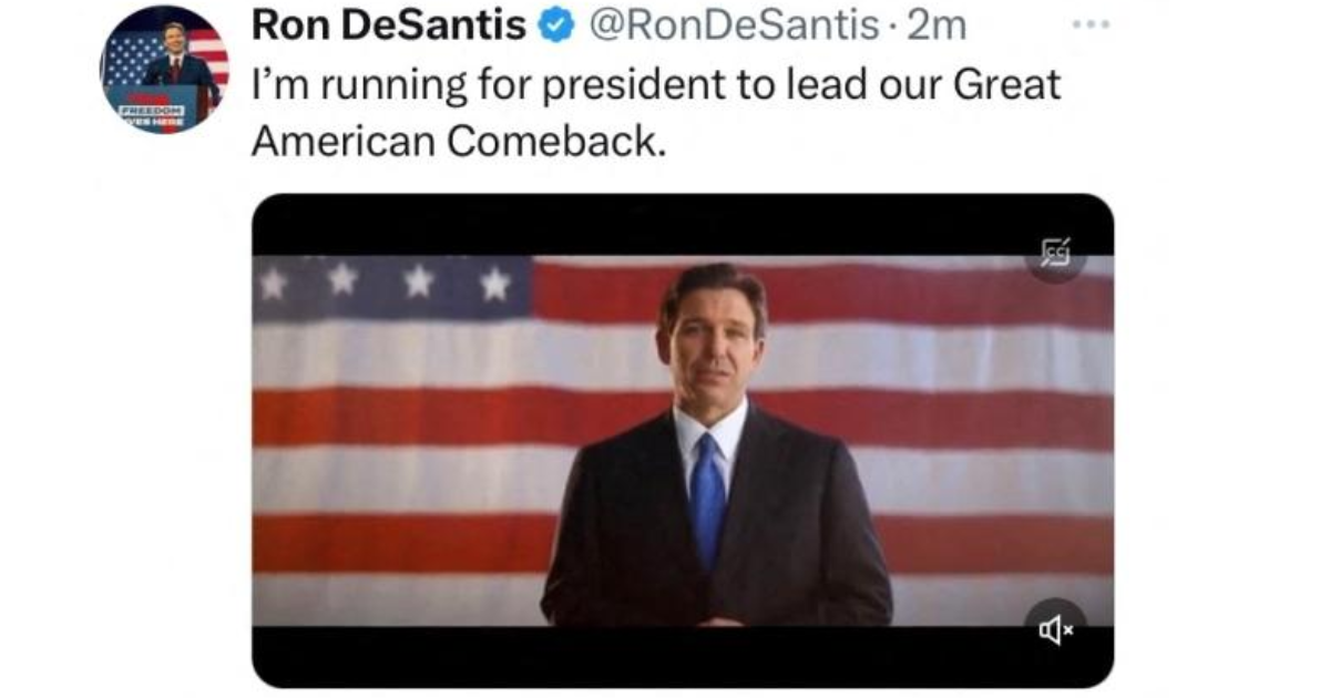 Ron DeSantis' presidential campaign announcement marred by Twitter technical issues