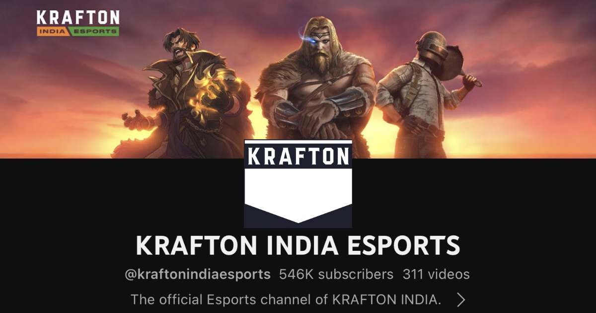 Krafton launches esports channel and Instagram page in India to foster gaming community