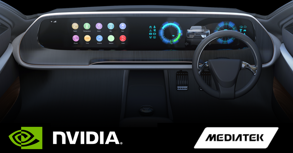 Nvidia and MediaTek partnered to power advanced vehicle infotainment systems with AI