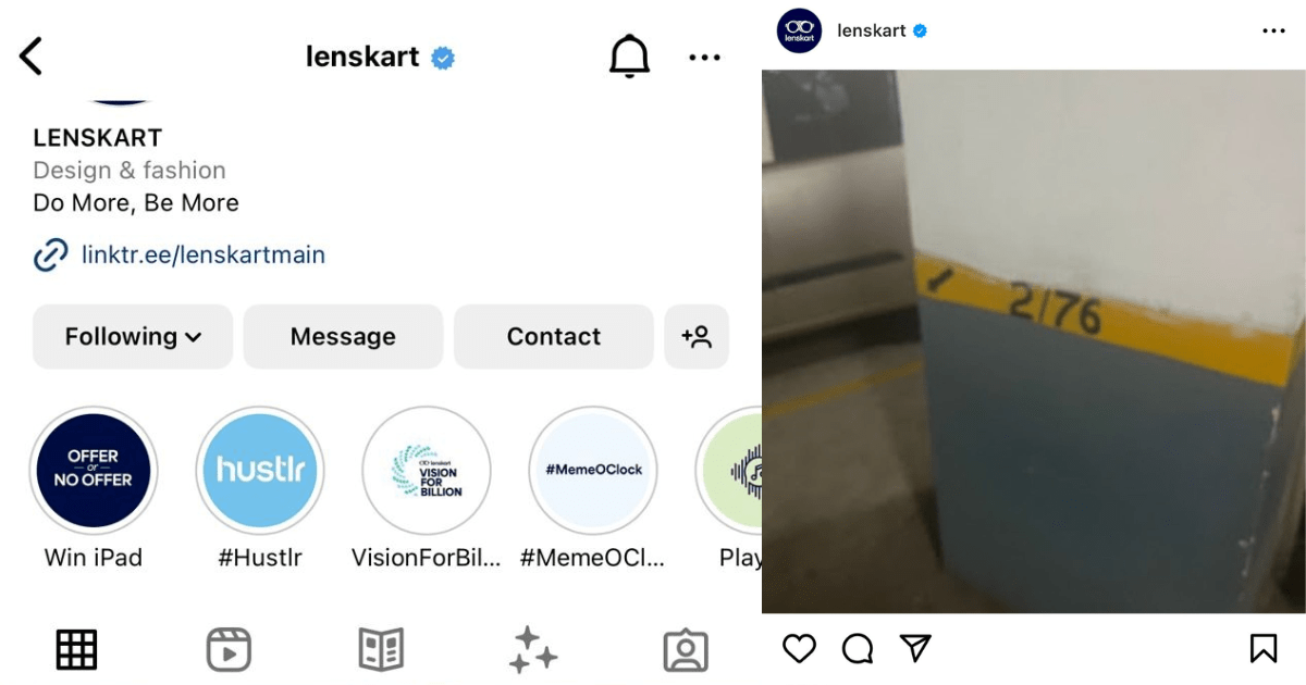 Lenskart's Instagram account hacked, latest posts uploaded by hackers