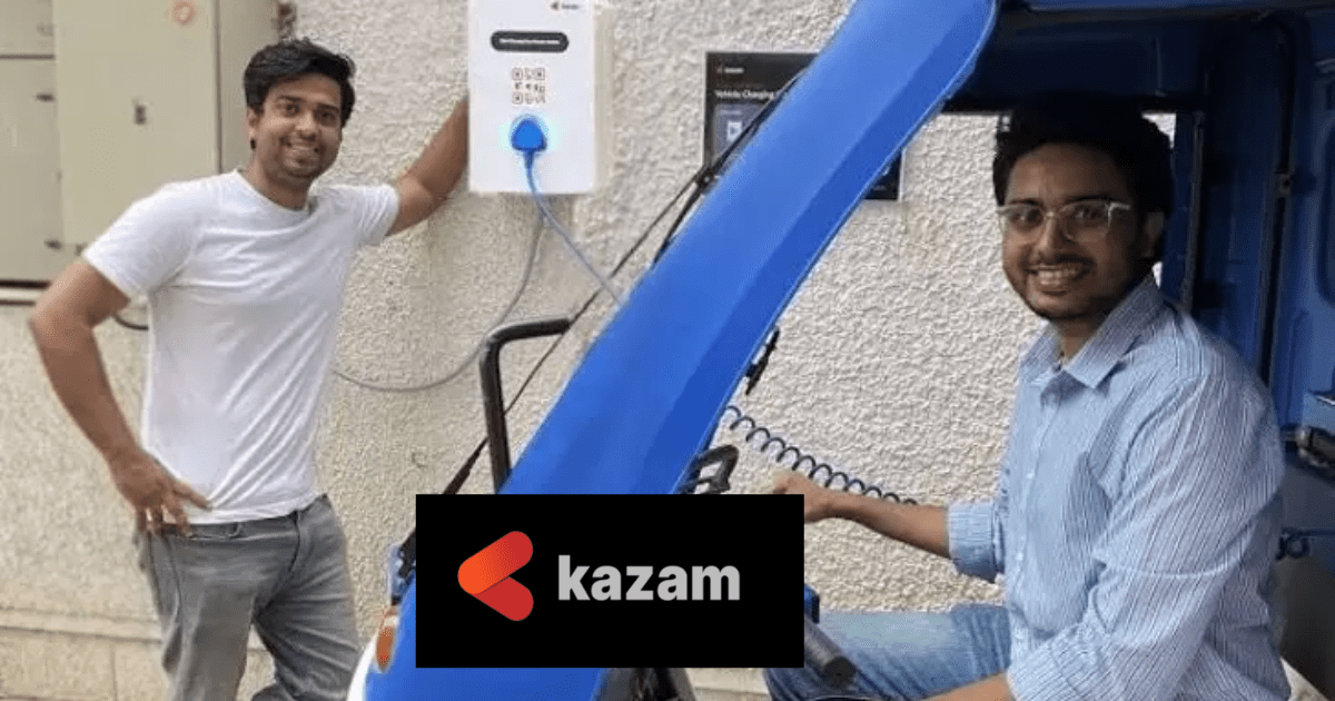 EV charging platform Kazam, raised $3.6 million in Series A led by Avaana Climate Fund