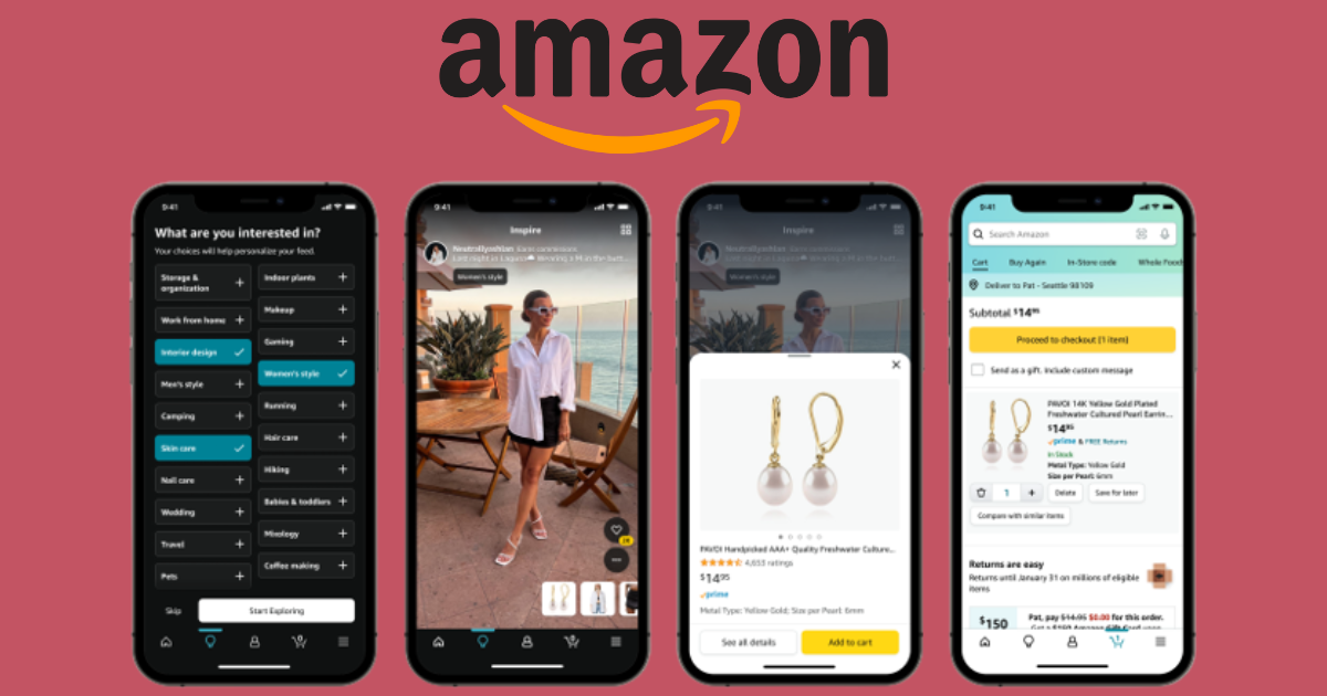 Amazon launches Inspire, its TikTok-like shopping feed for all US customers