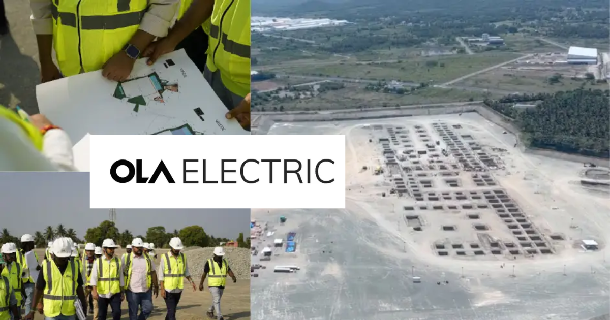 Ola Electric commences construction of India's largest gigafactory, paving the way for electric vehicle revolution