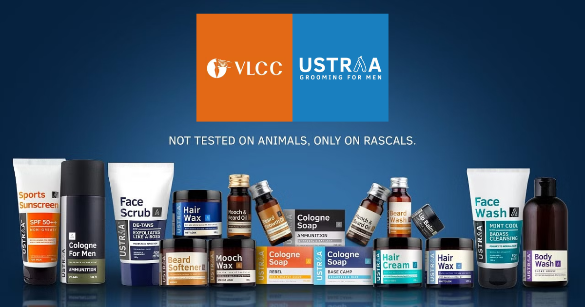 VLCC acquires Ustraa, pioneering men's grooming brand, to strengthen its personal care portfolio