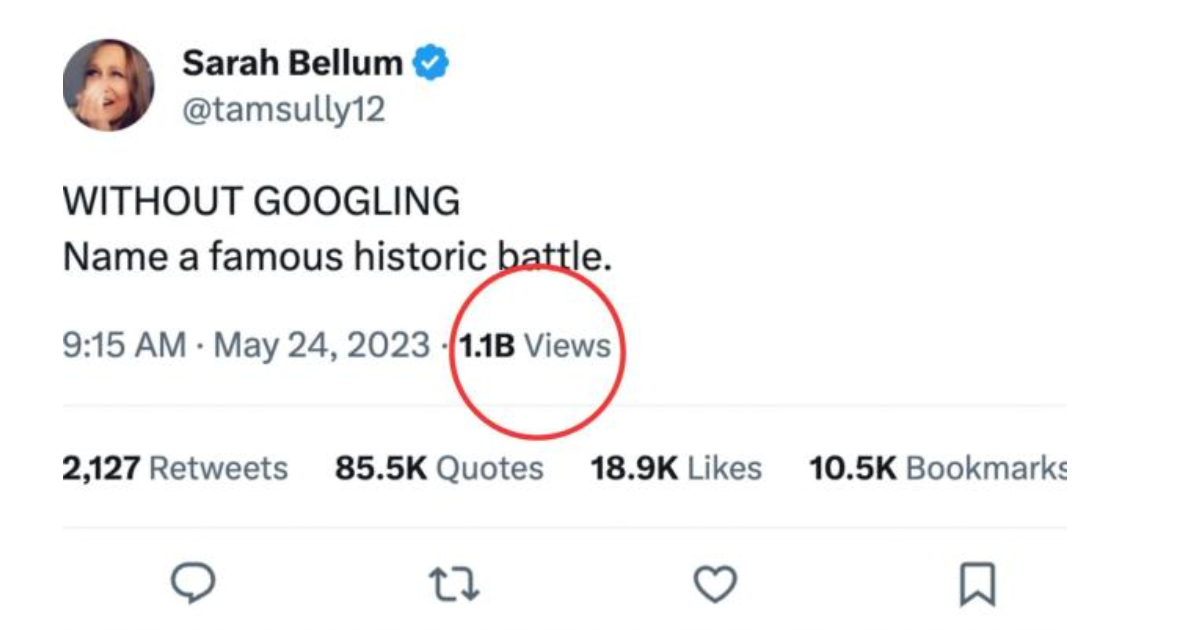 Controversy surrounds tweet claiming 1.1 billion views, raising questions about Twitter metrics