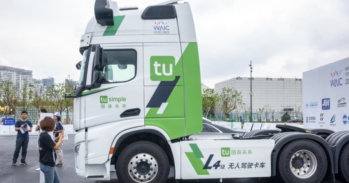 Autonomous trucking company TuSimple achieves milestone with fully autonomous run in China