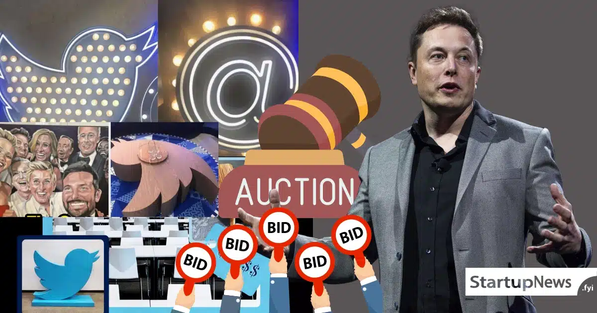 Elon Musk auctioning Twitter items after rebranding as 'X'