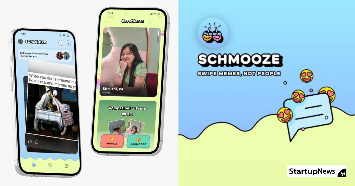 Schmooze, the meme-based dating app from Stanford launches in India