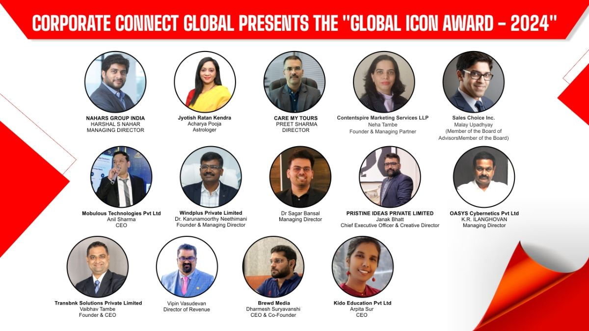 Corporate Connect Global Presents the “Global Icon Award – 2024″