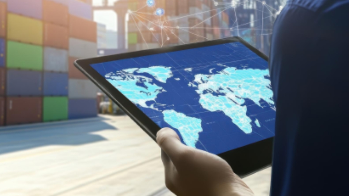 Global trade data visualization