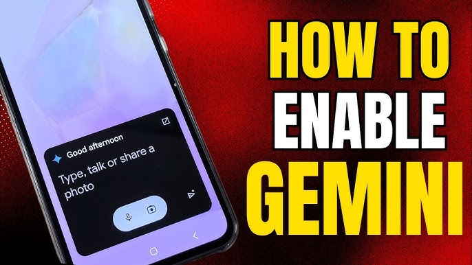how to activate gemini
