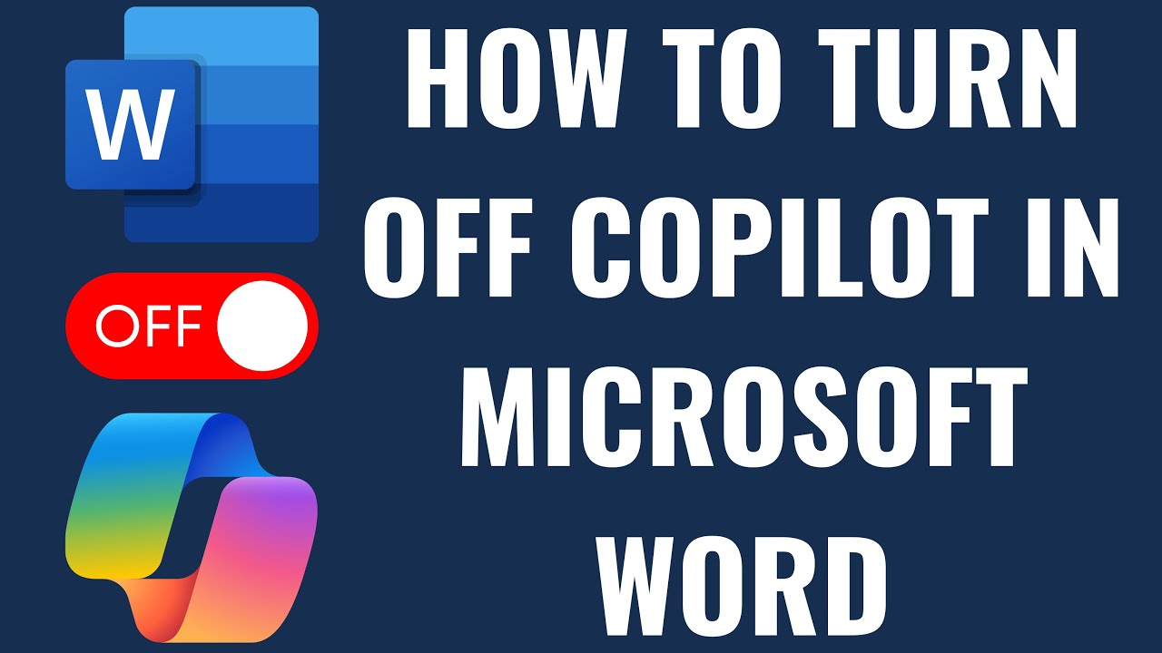 how to turn off copilot in word