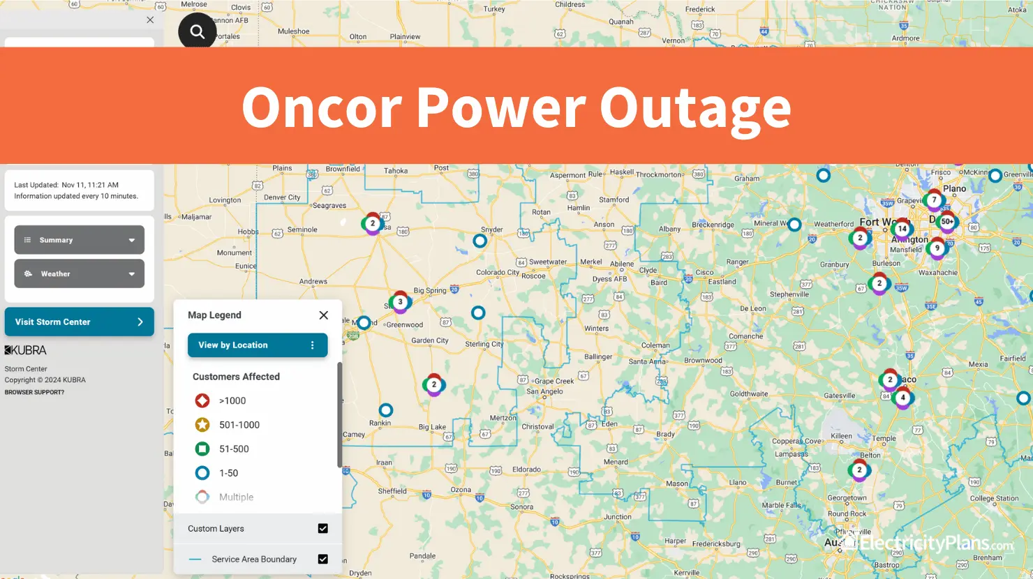 power outage near me