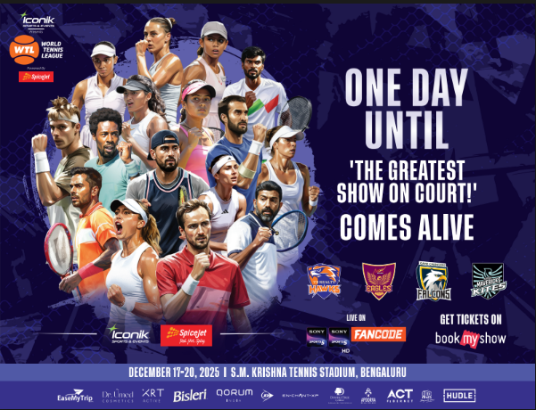 Iconik Sports & Events World Tennis League’s India Debut to be Broadcast in Over 100 Countries