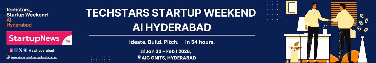 Techstars Startup Weekend AI | Hyderabad | 30 January - 1 February
