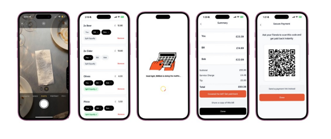 BillBob Launches to Tackle ‘Friendflation’ With AI-Powered Bill Splitting