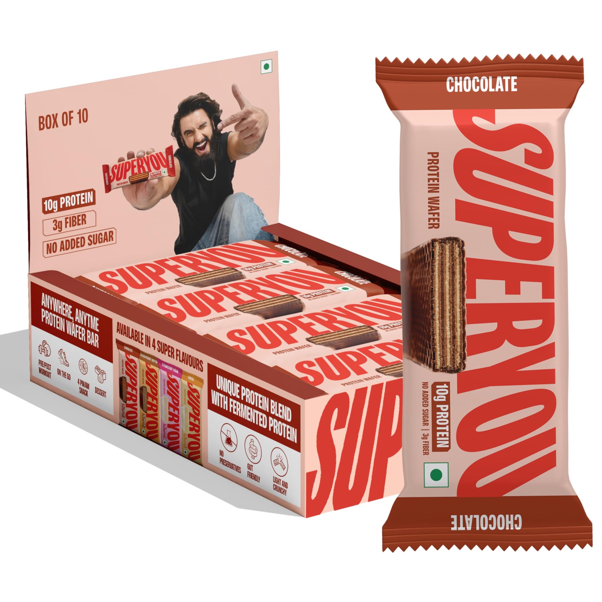 Ranveer Singh’s SuperYou Launches 20g Mega Protein Wafer
