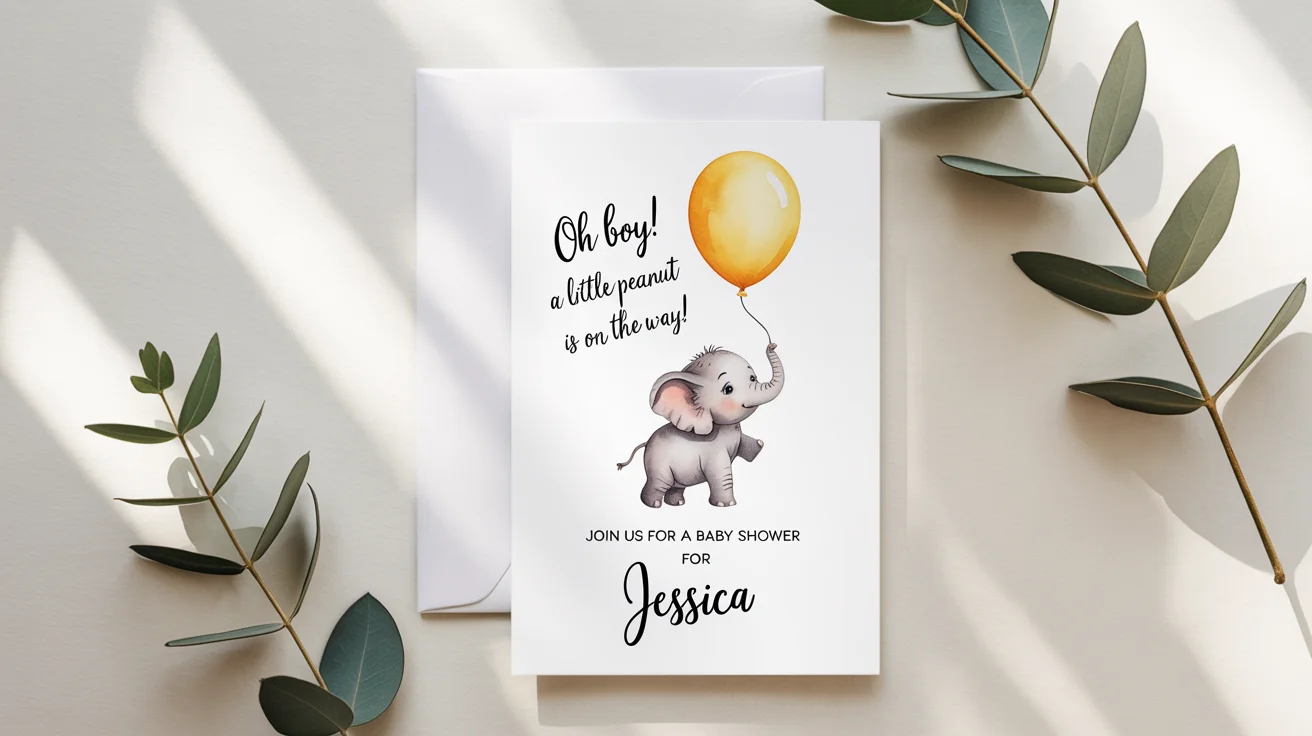 How to Design Baby Shower Invitations Without Graphic Design Skills