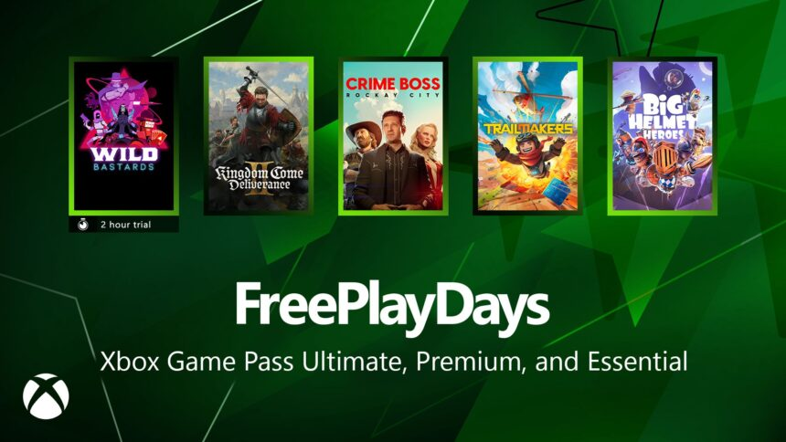 Xbox Free Play Days opens six games to players this weekend