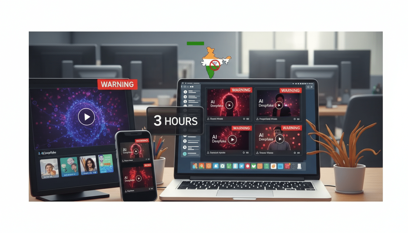 India orders faster deepfake takedowns from social platforms