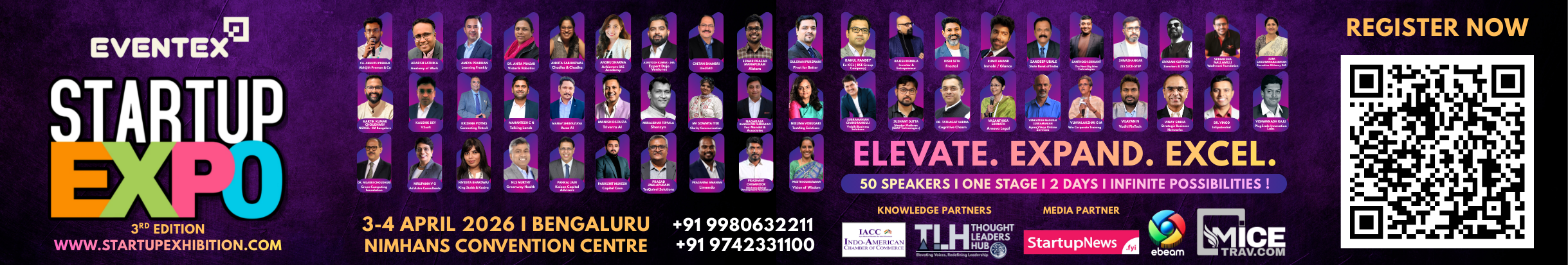 Eventex Startup Expo | Bengaluru | 3rd & 4th April 2026