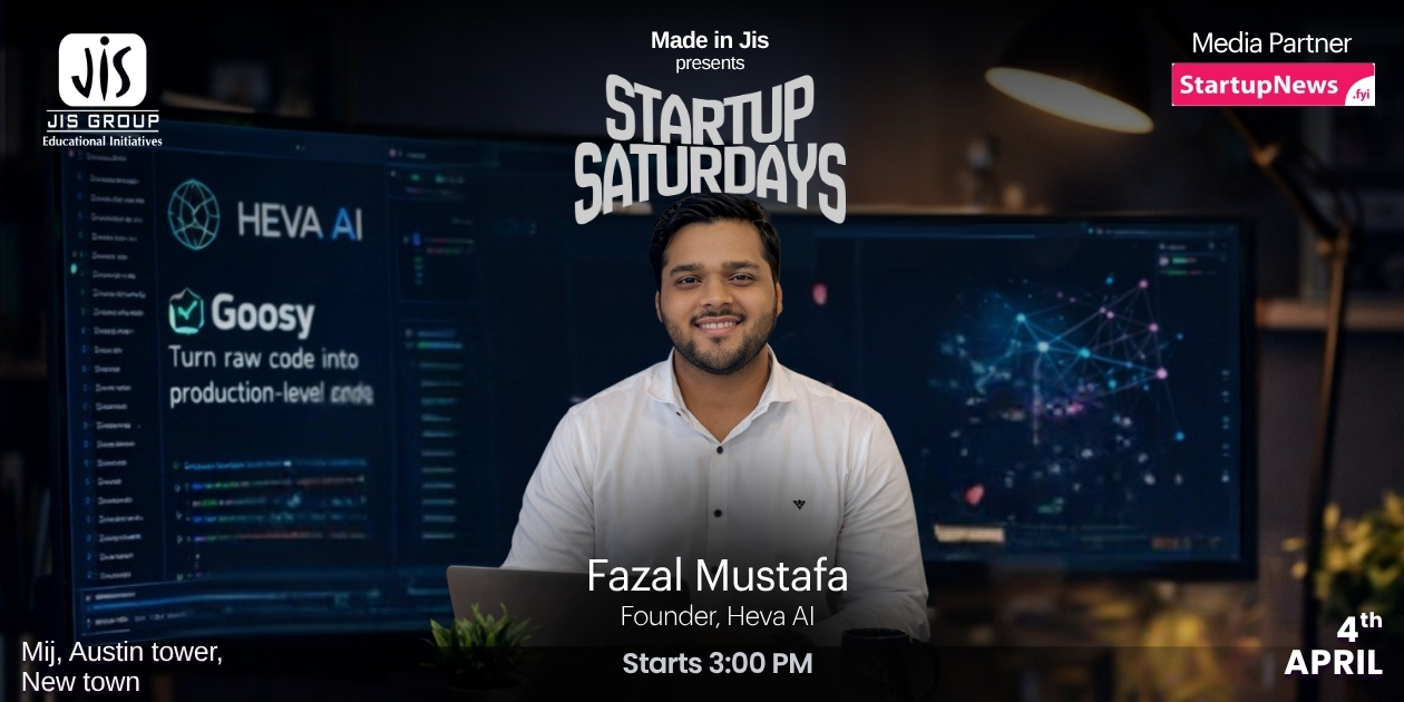 Startup Saturday @ MIJ | Kolkata | 4 April 2026