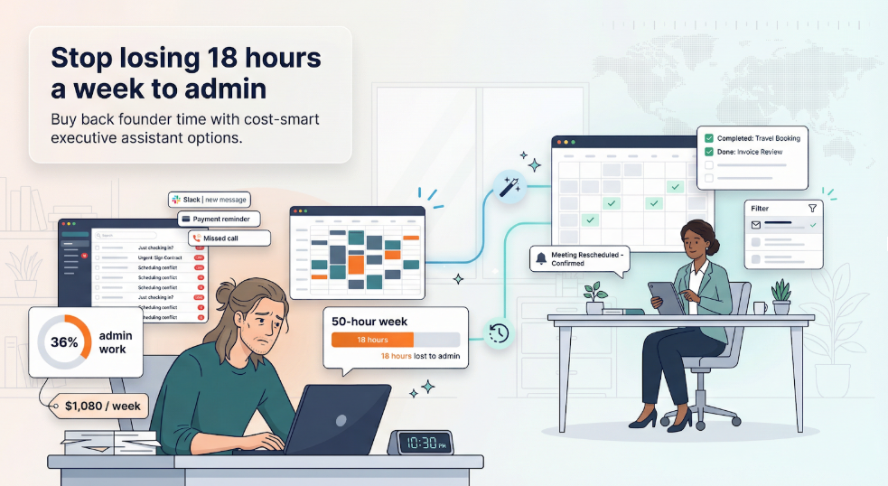 11 Cost-Smart Services to Hire Executive Assistant for Startup Growth